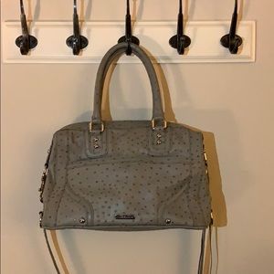 Rebecca Minkoff Mab Bag in Soft Grey Ostrich
